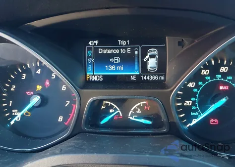 2014 Ford Escape Se из США, поврежденный, VIN 1FMCU0GX0EUE37769